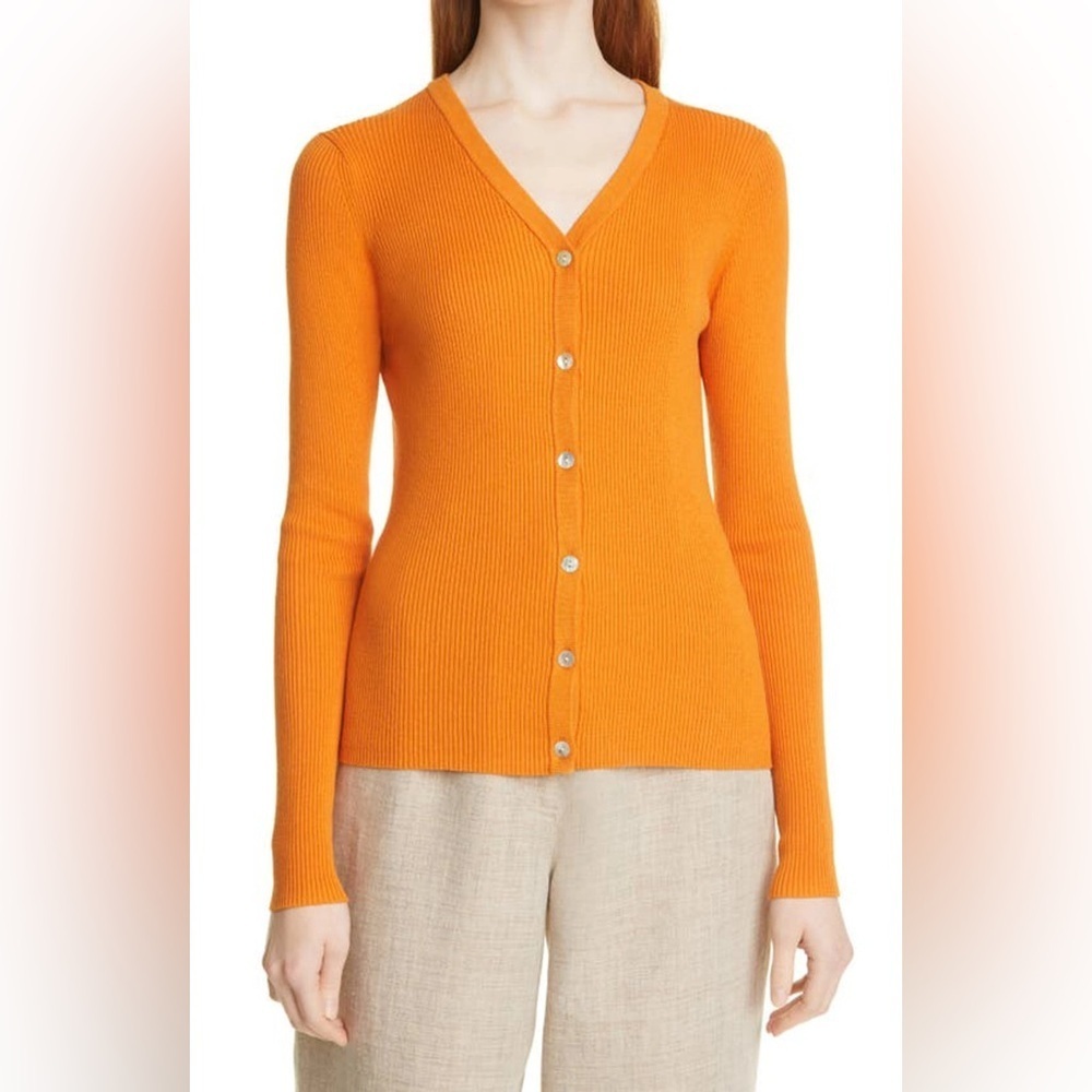 Samsøe Everly Organic Cotton & Silk Blend Cardigan